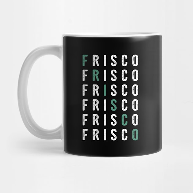 Retro Frisco Texas by JKFDesigns